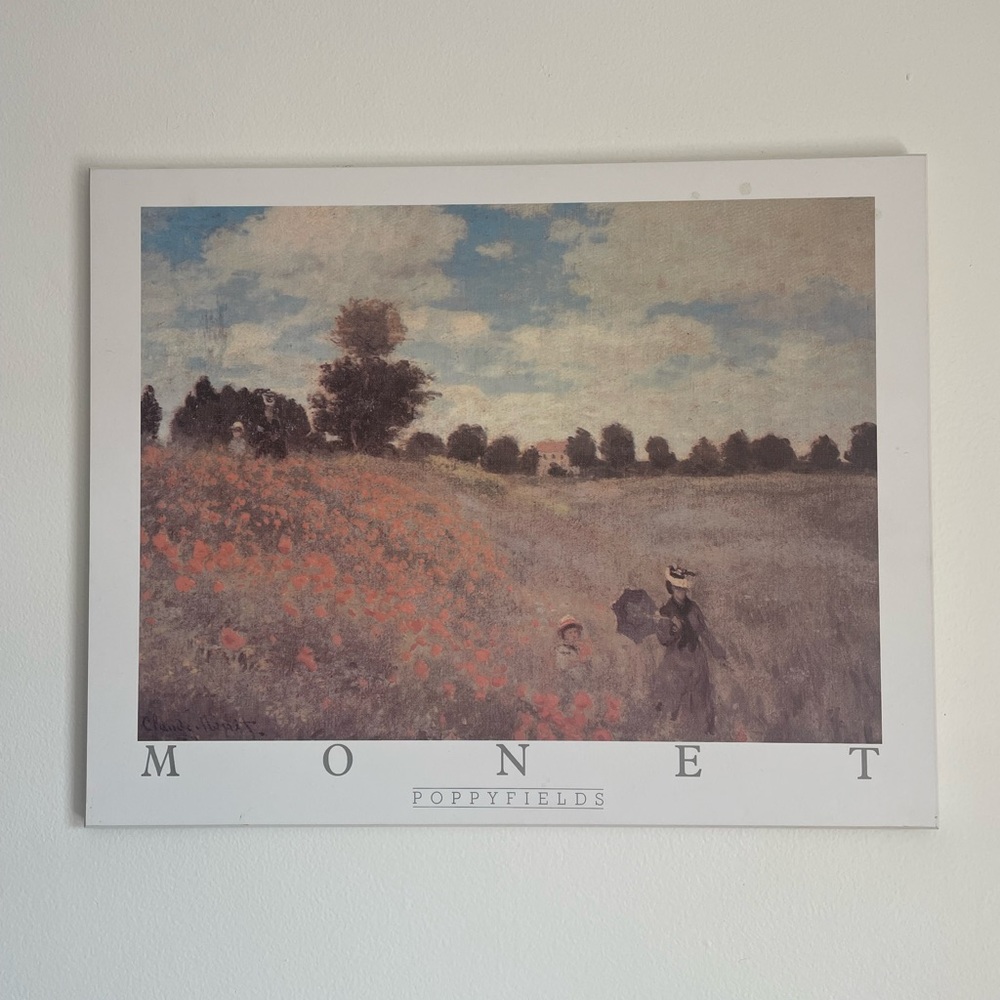 Claude Monet “Field of Poppies” wall art